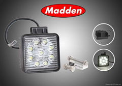 4 Inch 27W Square LED Work Light