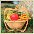 Hot Sale Apple Shape Bamboo Fruit Basket -BK006 1