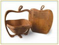 Hot Sale Apple Shape Bamboo Fruit Basket -BK006 3