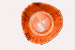 Lovely Triangle Wooden Bowl to Putting Sweety