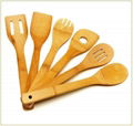 Kitchenware Bmaboo Kitchen Utensils with 6 Pieces Spatula 1