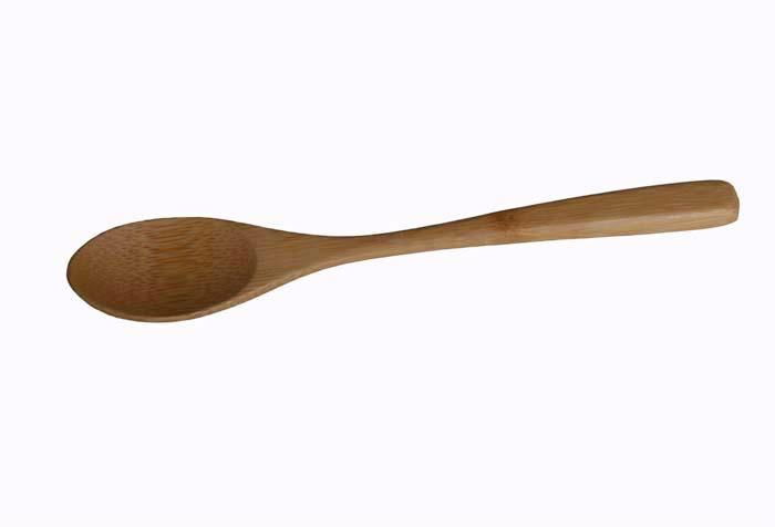 Cute Lovely Mini Bamboo Pudding Spoon 4