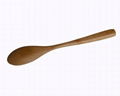 Cute Lovely Mini Bamboo Pudding Spoon 5