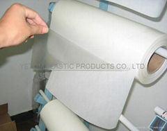 Hot melt adhesive film colored seamless films