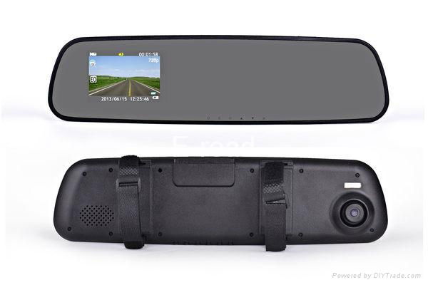 Rear View Mirror Monitor With DVR 2