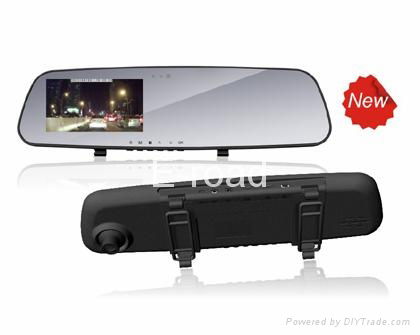 Rear View Mirror Monitor With DVR 3