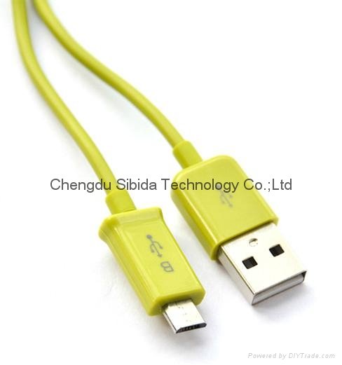 USB 2.0 Cable - A Male to Micro B - 3 Feet (0.9 Meters) in Green