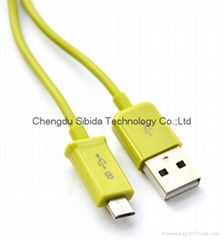 USB 2.0 Cable - A Male to Micro B - 3 Feet (0.9 Meters) in Green