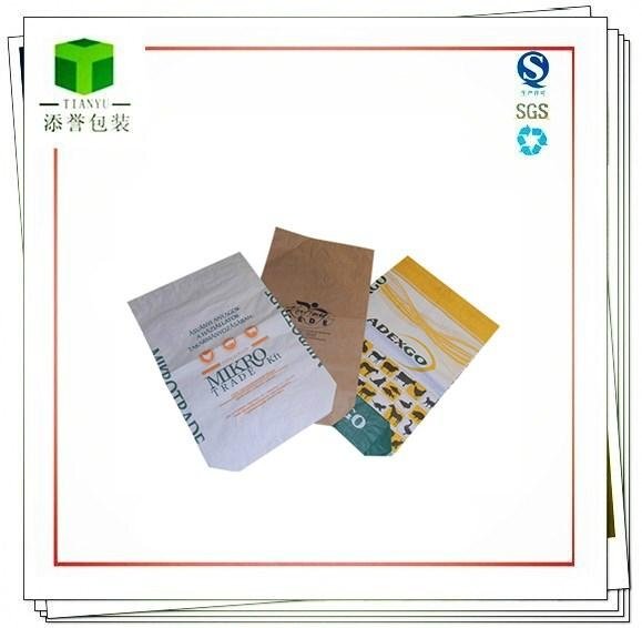Square Bottom Paper Bags with Open Mouth
