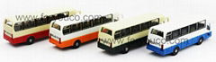 Architectural model maker artificial mini bus many colors for design layout