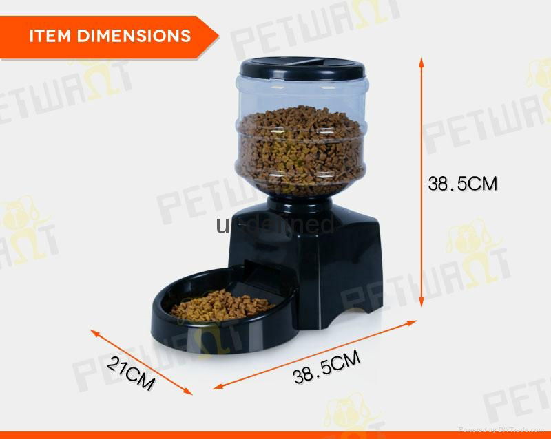 PF-19 Lcd Screen Automatic Dog  pet feeders