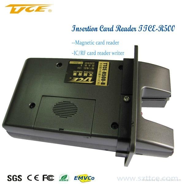  Manual insert card reader R500 for pos and payment kiosk  2