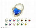 Heart Shaped Metal Bag Hanger