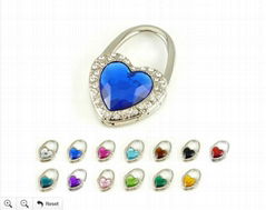 Heart Shaped Metal Bag Hanger