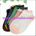 Striped casual socks From China socks manufacturers 1