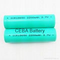 CEBA 18650 3.7v 2200mah Li-ion Battery 1