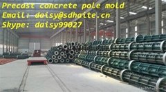 Concrete electric pole mold