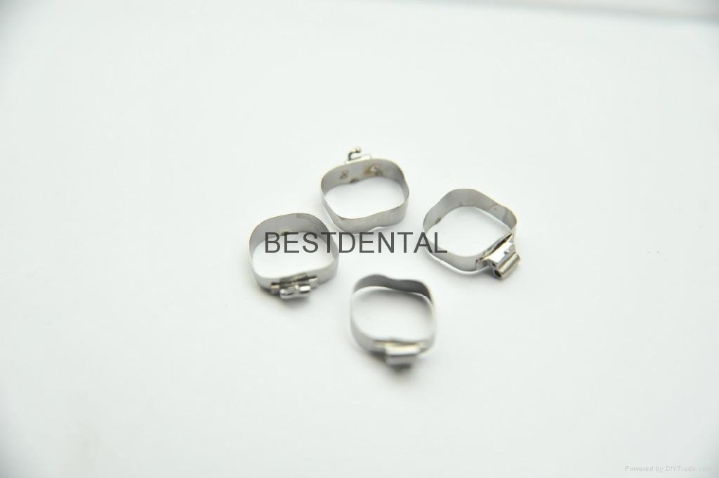 Pre-weld Molar Band with triple Non-convertible tubes 3