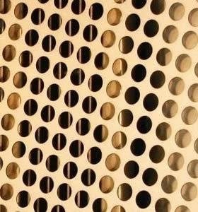 Brass Perforated Sheet Has Good Surface for Decoration