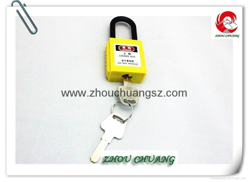 High Visibility Lockout Isolation ABS Safety Padlock 4
