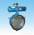 pneumatic gas Fast switching butterfly valve 1