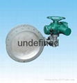 Electric wear dust gas  butterfly valve