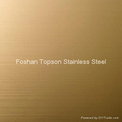 Hair Line Finish Stainless Steel Decorative Plate Color Stainless Steel