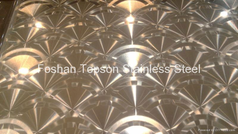 Circular Brushed Stainless Steel Colored Stainless Steel Decorative Sheet