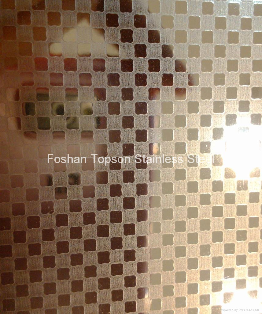 340 Embossed Finish Stainless Steel Sheet Decorative Stainless Steel Sheets 3