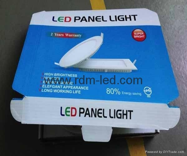 3W 4W 6W 9W 12W 15W 18W 24W Round ultra slim Flat 3 Color LED Panel Light price 2