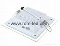 6W 9W 12W 18W 30W flat Glass 3 color  led panel light recessed lamp downlight  2