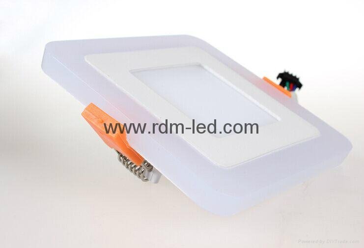 newest model 6W 9W 16W 24W  double Color LED panel lamp dimmable