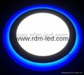 newest model 6W 9W 12W 18W 30W 2 Color round dimmable flat LED Panel light 2