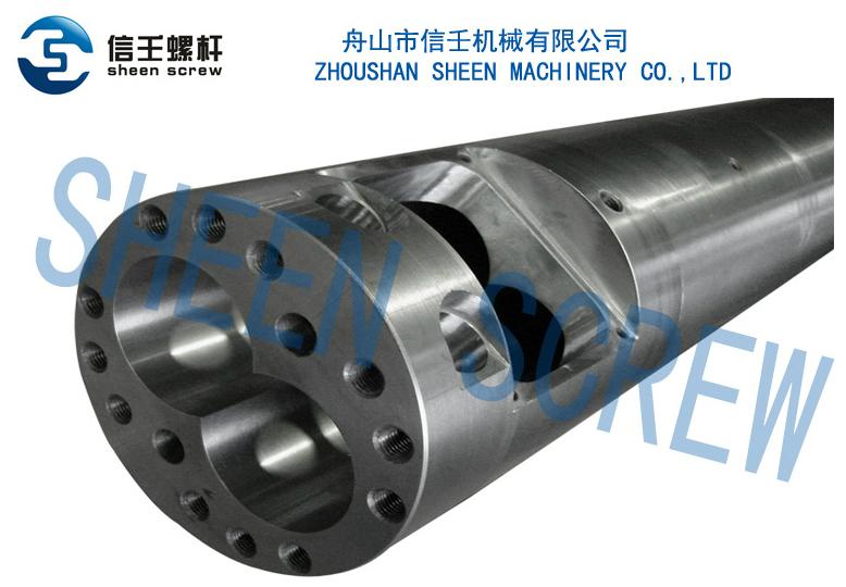 Conical twin screw and barrel 5