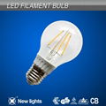 220V 360Degree Filament Led Bulb A60 8W