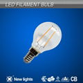 Globe Led Filament Bulb G45 2W 4W with Base E14