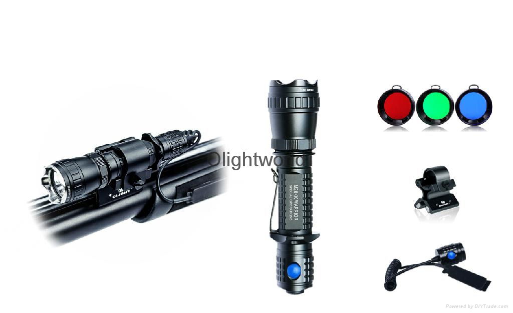 Olight M22 Warrior 950 Lumen Cree XM-L2 LED Tactical Flashlight 4