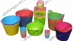 plastic flexible bucket