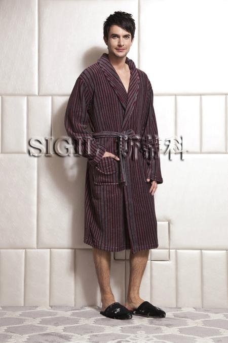男式長浴袍