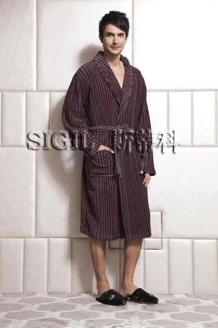 Men's Long bathrobe