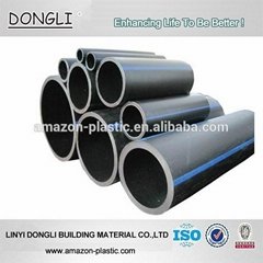 PE4710 10 inch hdpe pipe for water supply PE100 grade water supply black hdpe pi