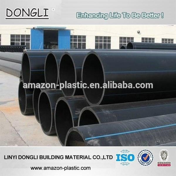 PE4710 10 inch hdpe pipe for water supply PE100 grade water supply black hdpe pi 4