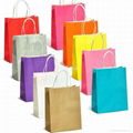 Paper Shopping Bags Made of 210GSM Kraft Paper(MH1404) 1