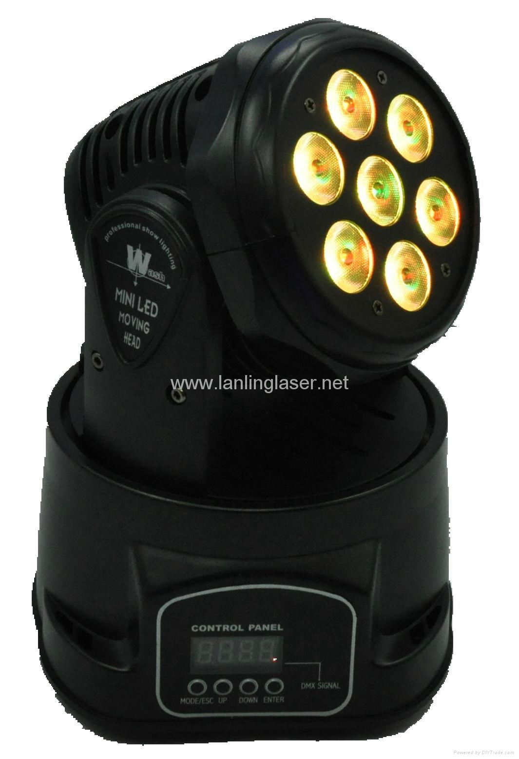 7x10W RGBW 4in1 LED stage Light Wash disco Moving Head  4