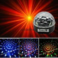 6pcs*1W RGBYWV MP3 Magic Crystal Ball