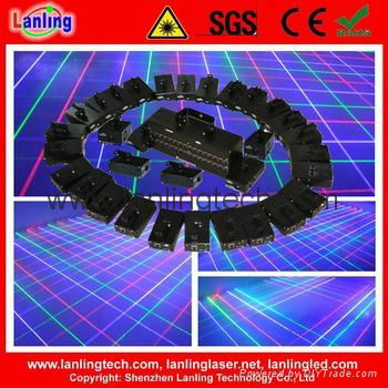 LN5460 5900mW RGB 32-Head Mobile Fat-Beam Laser Net