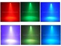 6pcs*1.5W 3-IN-1 RGB Plastic Indoor LED Par Light 3