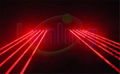 3200mW Red 16-Head Fat-Beam Laser Curtain 3