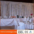 pipe and drape use for wedding occasion