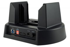 Dual-Bay 2.5”/3.5” SATA HDD & SSD Docking Station